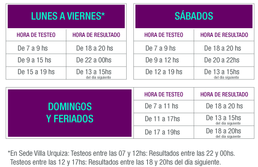 web TABLA HORARIOS PCR 2021 final